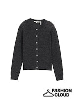 Load image into Gallery viewer, TOM TAILOR DENIM SOFT CREW NECK CARDIGAN shale grey melange
