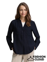 Load image into Gallery viewer, TOM TAILOR BLOUSE STRUCTURED SOLID lunar eclipse