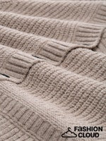 Load image into Gallery viewer, TOM TAILOR KNIT V-NECK RIB CARDIGAN soft taupe melange