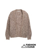 Afbeelding in Gallery-weergave laden, TOM TAILOR DENIM COLORED NEPS KNIT CARDIGAN brown neps