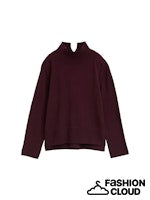 Afbeelding in Gallery-weergave laden, TOM TAILOR KNIT PULLOVER WITH SADDLE SHOULDER dark red melange