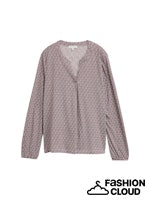 Afbeelding in Gallery-weergave laden, TOM TAILOR T-SHIRT ALLOVERPRINTED BLOUSE red geometric minimal