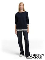 Load image into Gallery viewer, TOM TAILOR KNIT COSY BOATNECK PULLOVER lunar eclipse