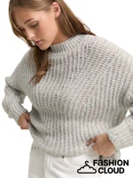 Afbeelding in Gallery-weergave laden, TOM TAILOR DENIM COLORED NEPS KNIT PULLOVER mint neps