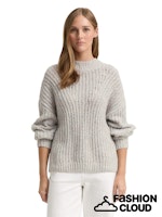 Afbeelding in Gallery-weergave laden, TOM TAILOR DENIM COLORED NEPS KNIT PULLOVER mint neps