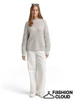 Afbeelding in Gallery-weergave laden, TOM TAILOR DENIM COLORED NEPS KNIT PULLOVER mint neps