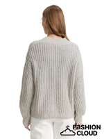 Afbeelding in Gallery-weergave laden, TOM TAILOR DENIM COLORED NEPS KNIT PULLOVER mint neps