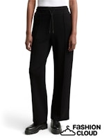 Load image into Gallery viewer, TOM TAILOR DENIM STRAIGHT SCUBA PANTS deep black