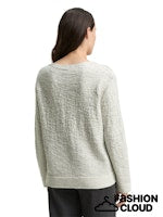 Load image into Gallery viewer, TOM TAILOR KNIT DEGRADE PULLOVER grey gradient knit