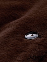 Afbeelding in Gallery-weergave laden, TOM TAILOR FAKE FUR COAT dark pecan brown