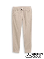 Afbeelding in Gallery-weergave laden, TOM TAILOR TAPERED RELAXED CORDUROY soft taupe grey