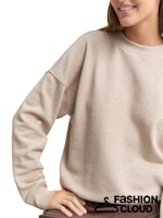 Load image into Gallery viewer, TOM TAILOR DENIM CREWNECK SWEATSHIRT cosy beige melange
