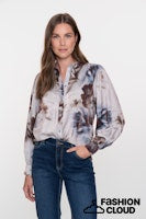 Afbeelding in Gallery-weergave laden, GEISHA BLOUSE grey/blue