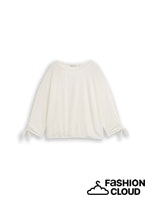 Afbeelding in Gallery-weergave laden, TOM TAILOR DENIM STRUCTURED STRIPE T-SHIRT off white