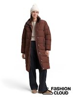 Load image into Gallery viewer, TOM TAILOR FUNCTIONAL PUFFER COAT dark pecan brown