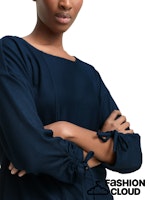 Afbeelding in Gallery-weergave laden, TOM TAILOR DENIM STRUCTURED STRIPE T-SHIRT dark sea petrol