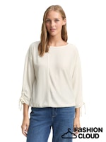 Afbeelding in Gallery-weergave laden, TOM TAILOR DENIM STRUCTURED STRIPE T-SHIRT off white