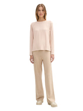 Load image into Gallery viewer, TOM TAILOR DENIM COZY RAGLAN LONGSLEEVE T-SHIRT light camel melange