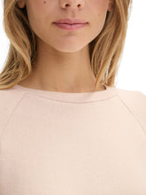 Load image into Gallery viewer, TOM TAILOR DENIM COZY RAGLAN LONGSLEEVE T-SHIRT light camel melange