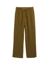 Afbeelding in Gallery-weergave laden, TOM TAILOR DENIM TEXTURED SOFT PANTS golden olive green