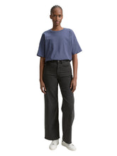 Load image into Gallery viewer, TOM TAILOR DENIM BASIC T-SHIRT WITH HIG-LOW foggy ocean blue