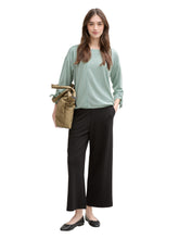 Load image into Gallery viewer, TOM TAILOR DENIM STRUCTURED STRIPE T-SHIRT green white small stripe