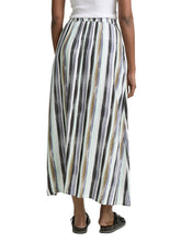 Afbeelding in Gallery-weergave laden, TOM TAILOR DENIM MAXI SUMMER SKIRT watercolor stripe
