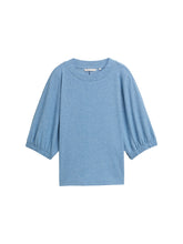 Afbeelding in Gallery-weergave laden, TOM TAILOR DENIM COZY T-SHIRT faded blue melange