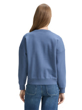 Load image into Gallery viewer, TOM TAILOR DENIM CREWNECK SWEATSHIRT dusty denim blue