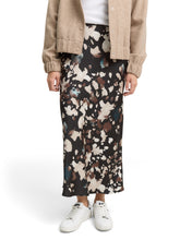 Load image into Gallery viewer, TOM TAILOR DENIM MIDI SLIP SKIRT abstract print