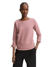 Load image into Gallery viewer, TOM TAILOR DENIM SWEATSHIRT W. SLEEVE DETAIL antique rose