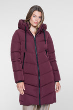 Load image into Gallery viewer, GEISHA JACKET MID LONG burgundy