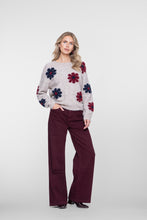 Afbeelding in Gallery-weergave laden, GEISHA PULL FLOWERS sand/burgundy/navy