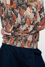 Afbeelding in Gallery-weergave laden, GEISHA SHIRT SMOCK JERSEY black/orange