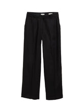 Load image into Gallery viewer, TOM TAILOR LINEN WIDE LEG PANTS deep black