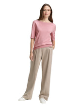 Load image into Gallery viewer, TOM TAILOR KNIT SHORTSLEEVE PULLOVER morning pink