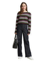 Load image into Gallery viewer, TOM TAILOR SWEATER NEW OTTOMAN colourful ottoman knit