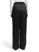 Afbeelding in Gallery-weergave laden, TOM TAILOR SATIN WIDE LEG PANTS deep black