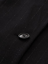 Load image into Gallery viewer, TOM TAILOR BLAZER WITH FESTIVE GLITTER FABRIC pinstripe with lurex