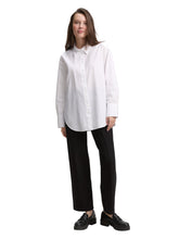 Load image into Gallery viewer, TOM TAILOR POPLIN BLOUSE SHIRT white