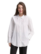 Load image into Gallery viewer, TOM TAILOR POPLIN BLOUSE SHIRT white