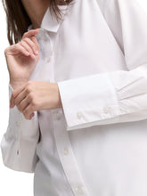 Load image into Gallery viewer, TOM TAILOR POPLIN BLOUSE SHIRT white