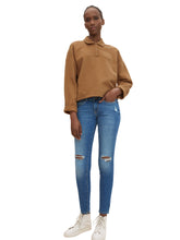 Load image into Gallery viewer, TOM TAILOR DENIM JONA DESTROYED MID STONE BLUE