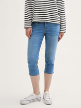 Afbeelding in Gallery-weergave laden, TOM TAILOR KATE CAPRI light stone wash denim
