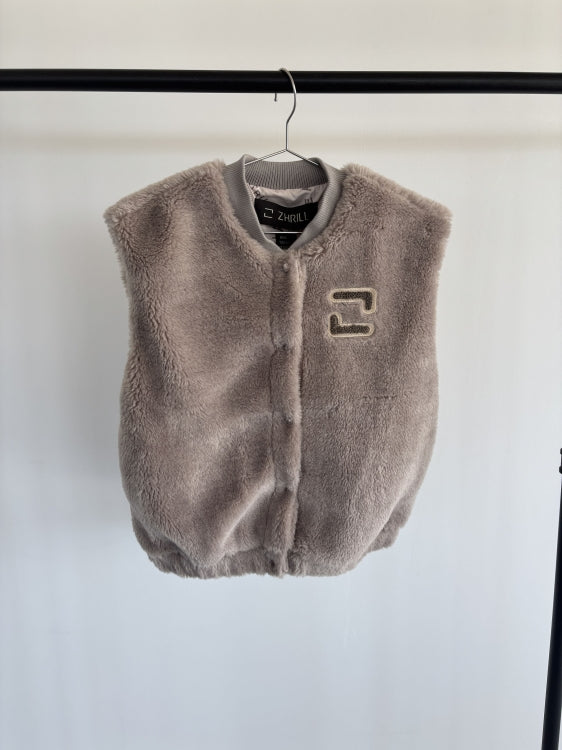 ZHRILL VEST MOUWLOOS JARA sand