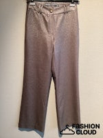 GEISHA PANTS taupe/silver