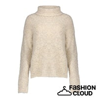 GEISHA PULL ROLLNECK off white/greige