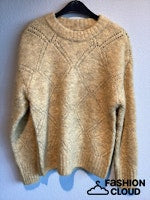 GEISHA PULLOVER ARGYLE ochre yellow