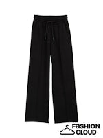 TOM TAILOR DENIM STRAIGHT SCUBA PANTS deep black