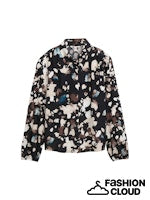 Load image into Gallery viewer, TOM TAILOR DENIM FEMININE BLOUSE WITH PLACKET abstract print
